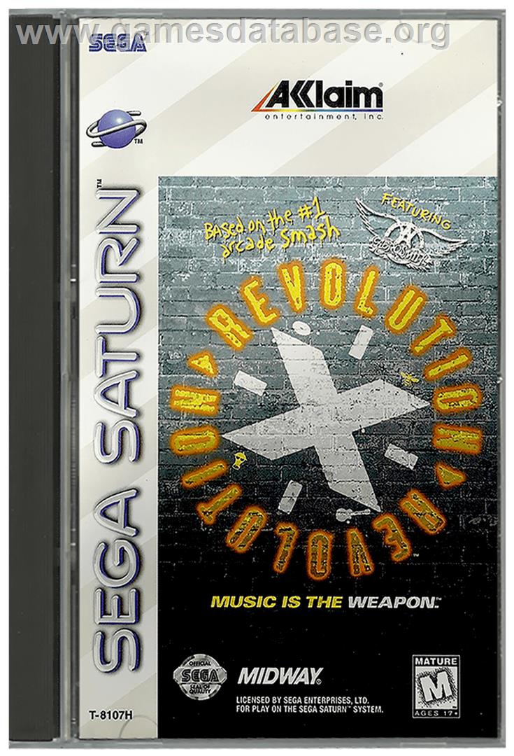 Revolution X - Sega Saturn - Artwork - Box