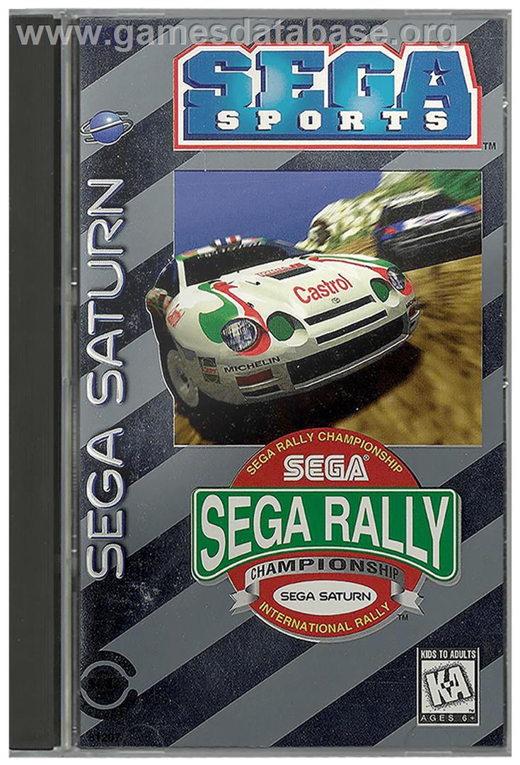 Sega Rally Championship - Sega Saturn - Artwork - Box