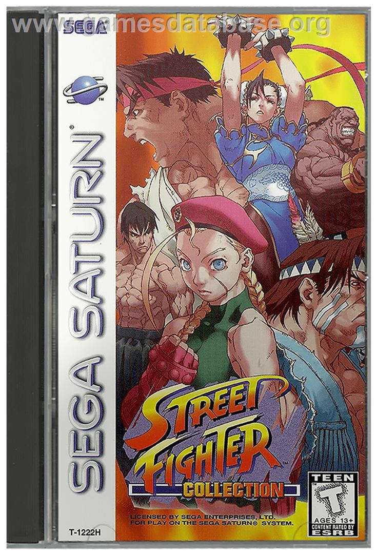 Street Fighter Collection - Sega Saturn - Artwork - Box