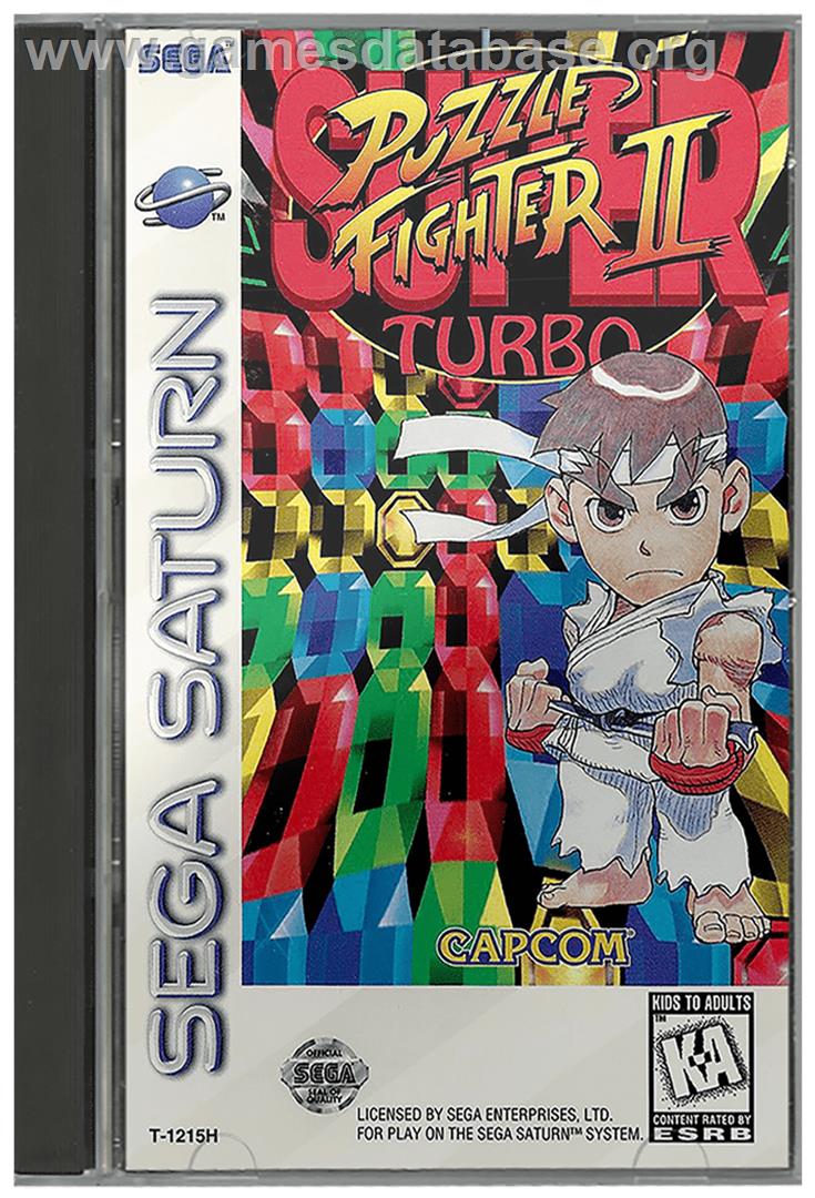 Super Puzzle Fighter II Turbo - Sega Saturn - Artwork - Box