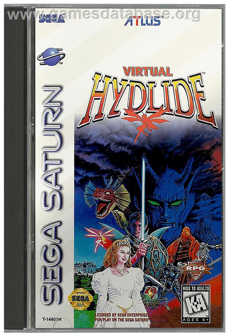 Virtual Hydlide - Sega Saturn - Artwork - Box