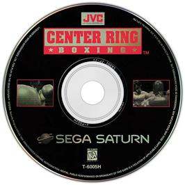 Artwork on the Disc for Center Ring Boxing on the Sega Saturn.
