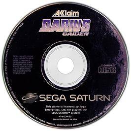Artwork on the Disc for Darius Gaiden - Silver Hawk on the Sega Saturn.