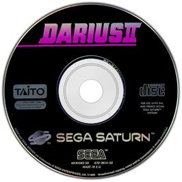Artwork on the Disc for Darius II on the Sega Saturn.