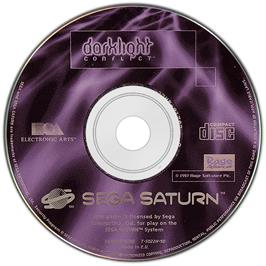 Artwork on the Disc for Darklight Conflict on the Sega Saturn.