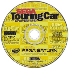 Artwork on the Disc for Sega Touring Car Championship on the Sega Saturn.
