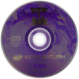 Artwork on the Disc for Shining Force III: Premium Disc on the Sega Saturn.
