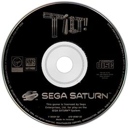 Artwork on the Disc for Tilt on the Sega Saturn.