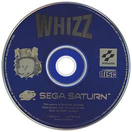 Artwork on the Disc for Whizz on the Sega Saturn.
