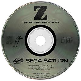 Artwork on the Disc for Z on the Sega Saturn.