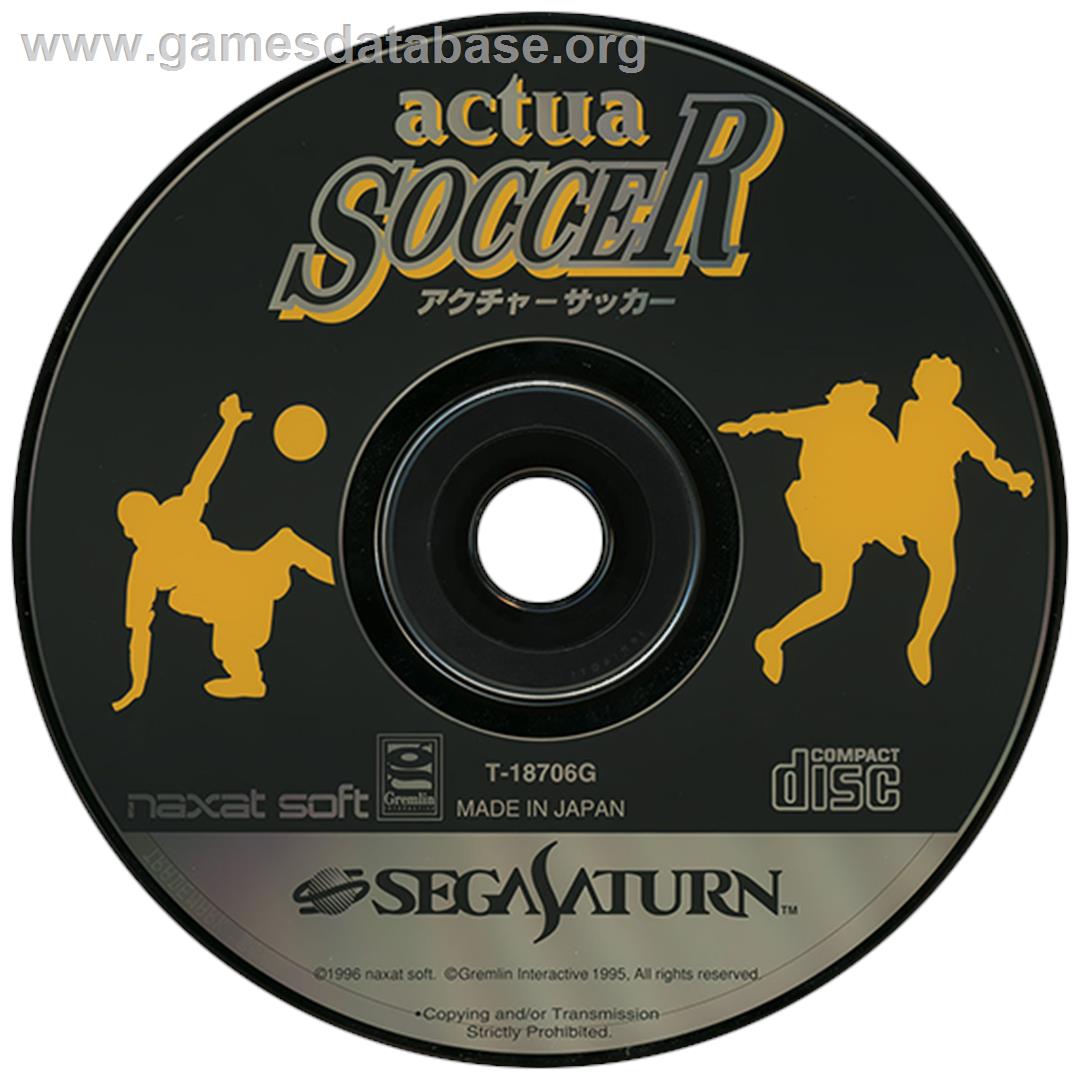 Actua Soccer: Club Edition - Sega Saturn - Artwork - Disc