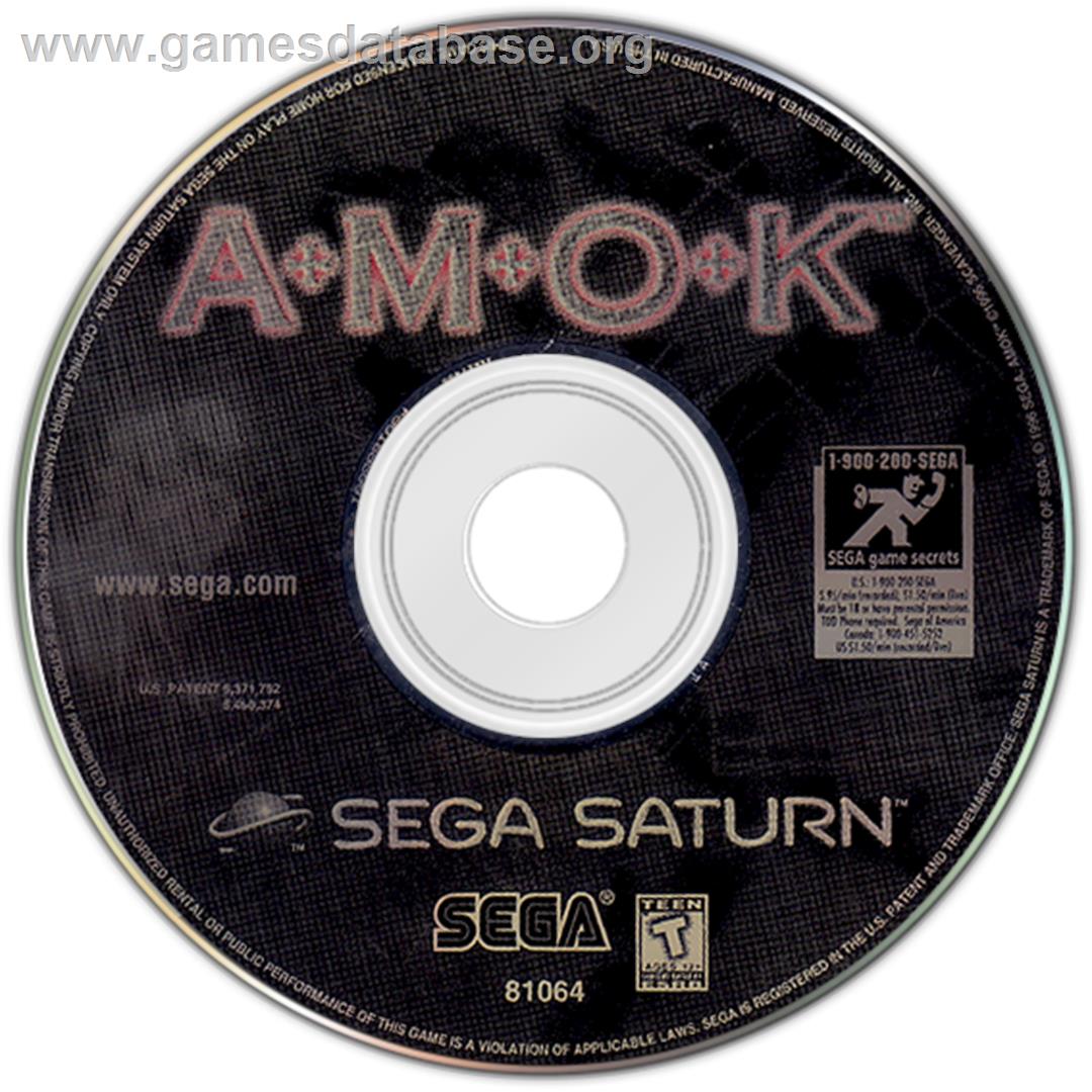 Amok - Sega Saturn - Artwork - Disc