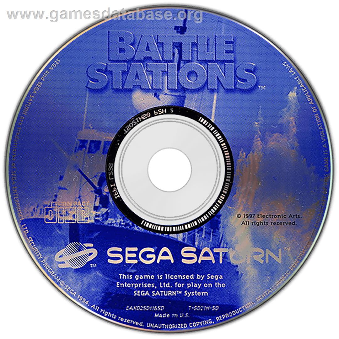 Battle Stations - Sega Saturn - Artwork - Disc