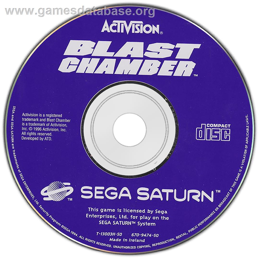 Blast Chamber - Sega Saturn - Artwork - Disc