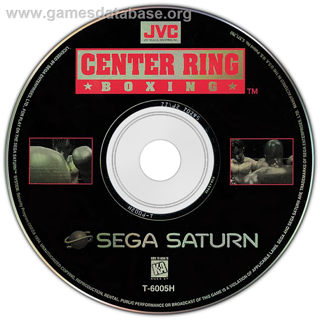 Center Ring Boxing - Sega Saturn - Artwork - Disc