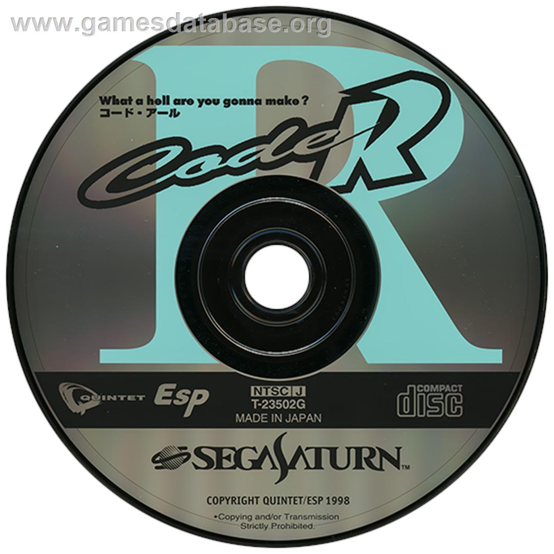 Code R - Sega Saturn - Artwork - Disc