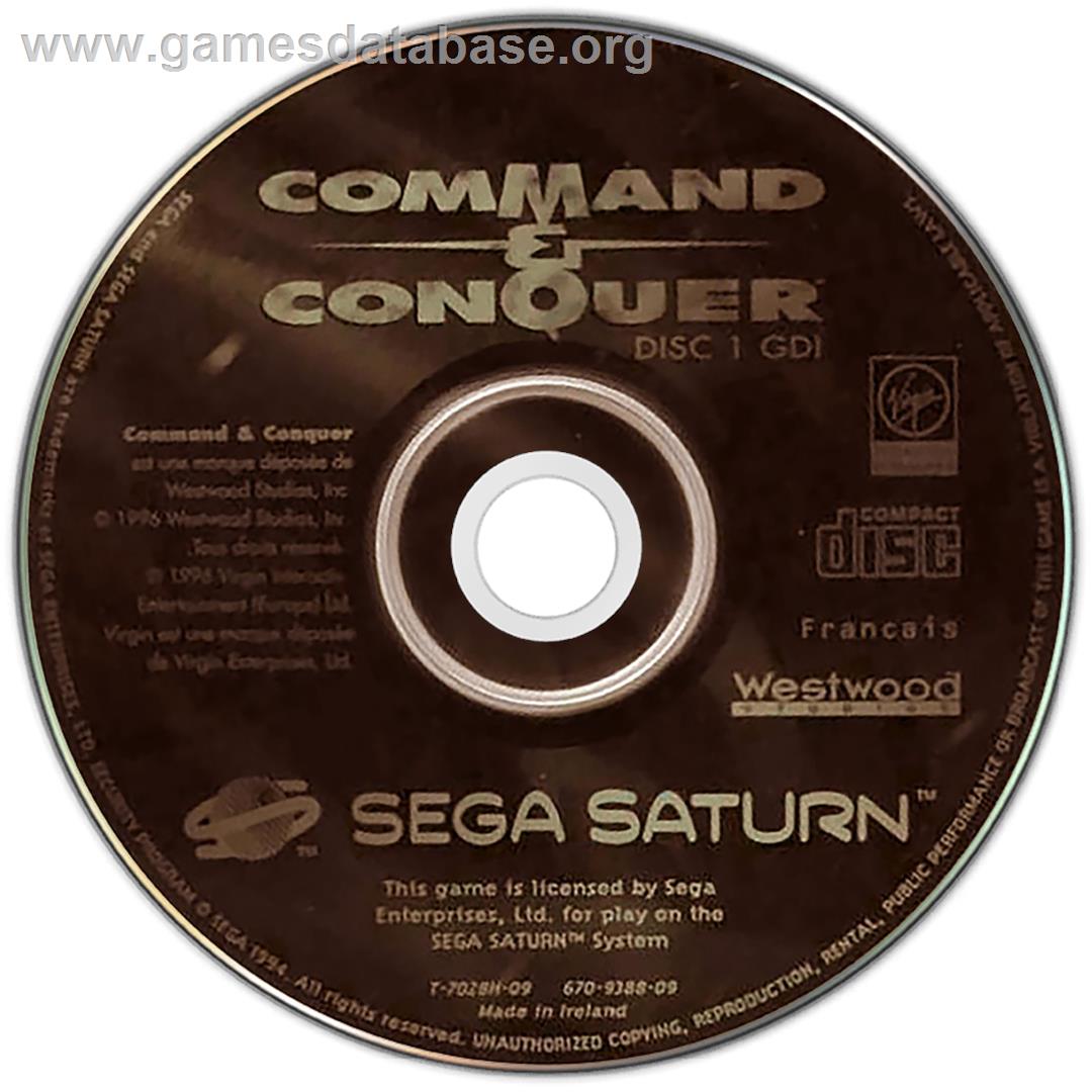 Command & Conquer - Sega Saturn - Artwork - Disc