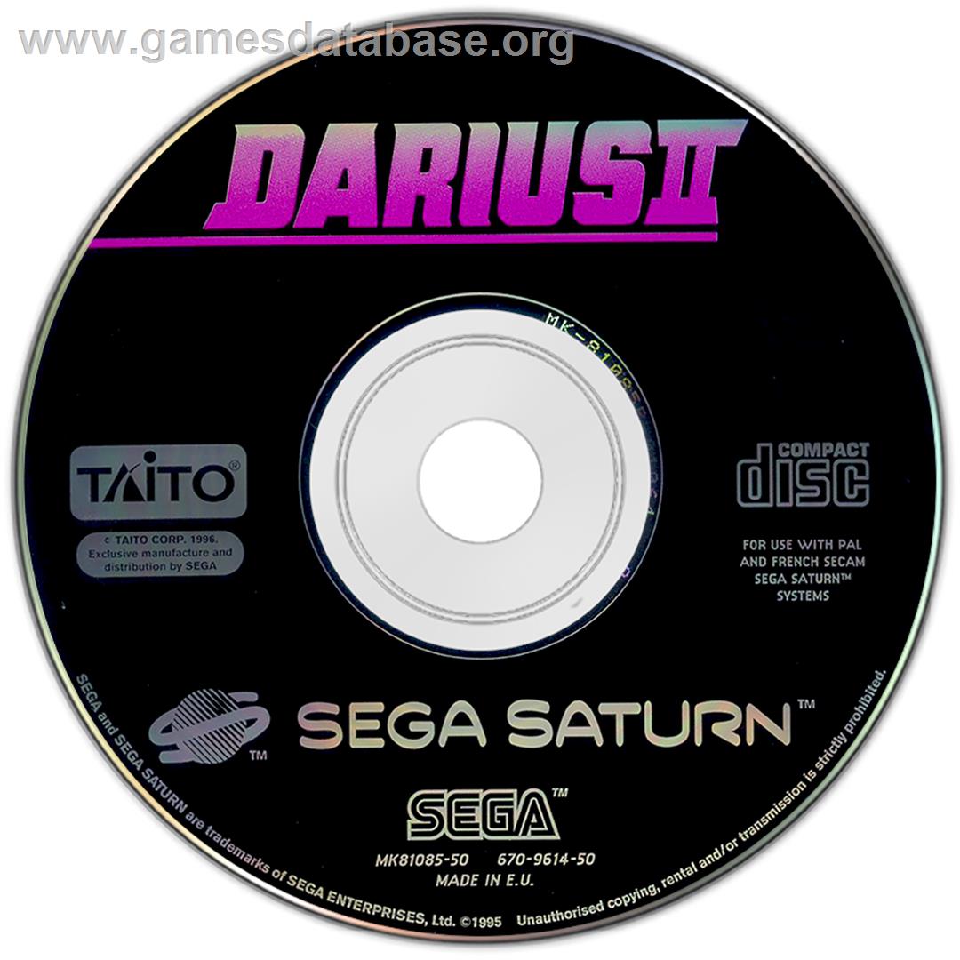 Darius II - Sega Saturn - Artwork - Disc