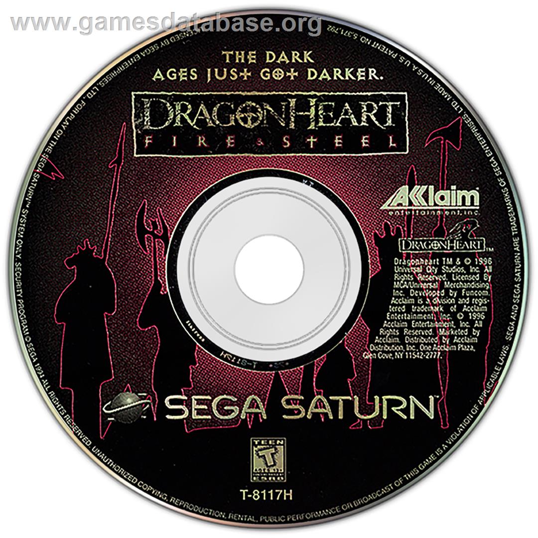 DragonHeart: Fire & Steel - Sega Saturn - Artwork - Disc