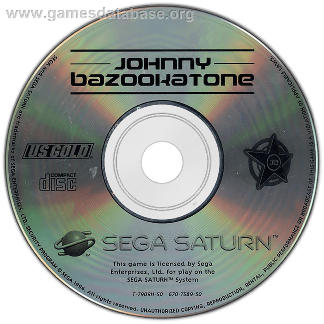 Johnny Bazookatone - Sega Saturn - Artwork - Disc