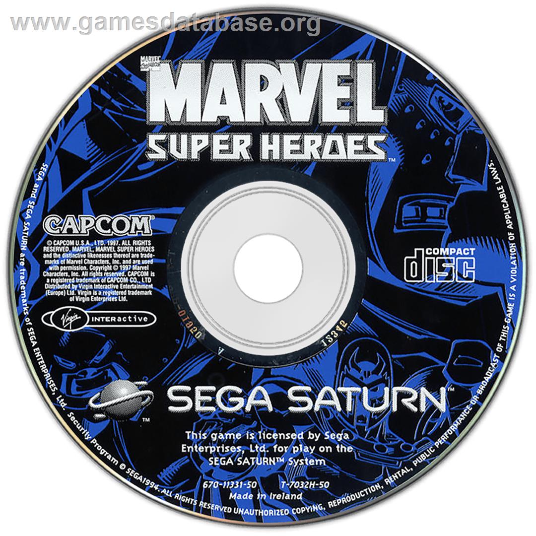Marvel Super Heroes - Sega Saturn - Artwork - Disc