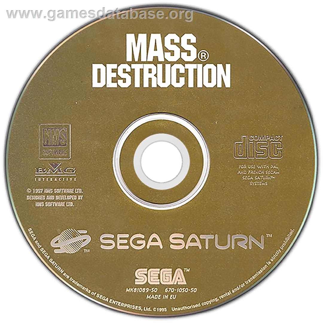 Mass Destruction - Sega Saturn - Artwork - Disc