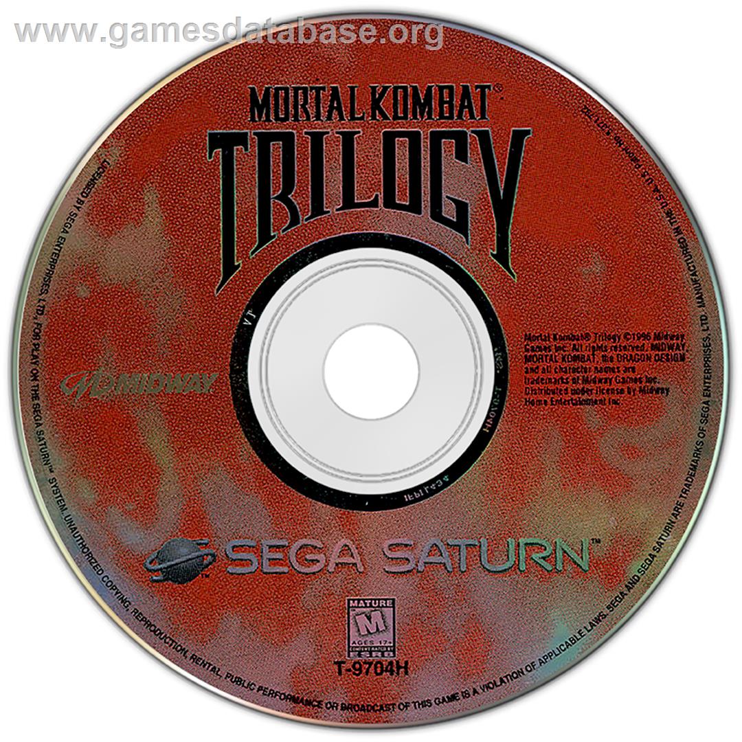 Mortal Kombat Trilogy - Sega Saturn - Artwork - Disc