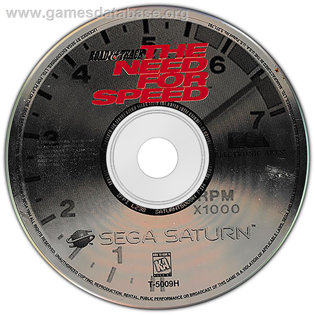 Need for Speed - Sega Saturn - Artwork - Disc