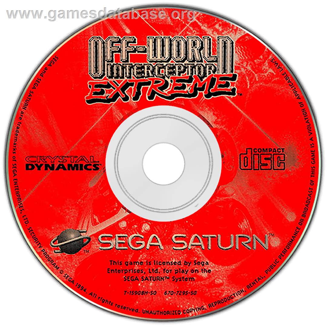 Off-World Interceptor Extreme - Sega Saturn - Artwork - Disc
