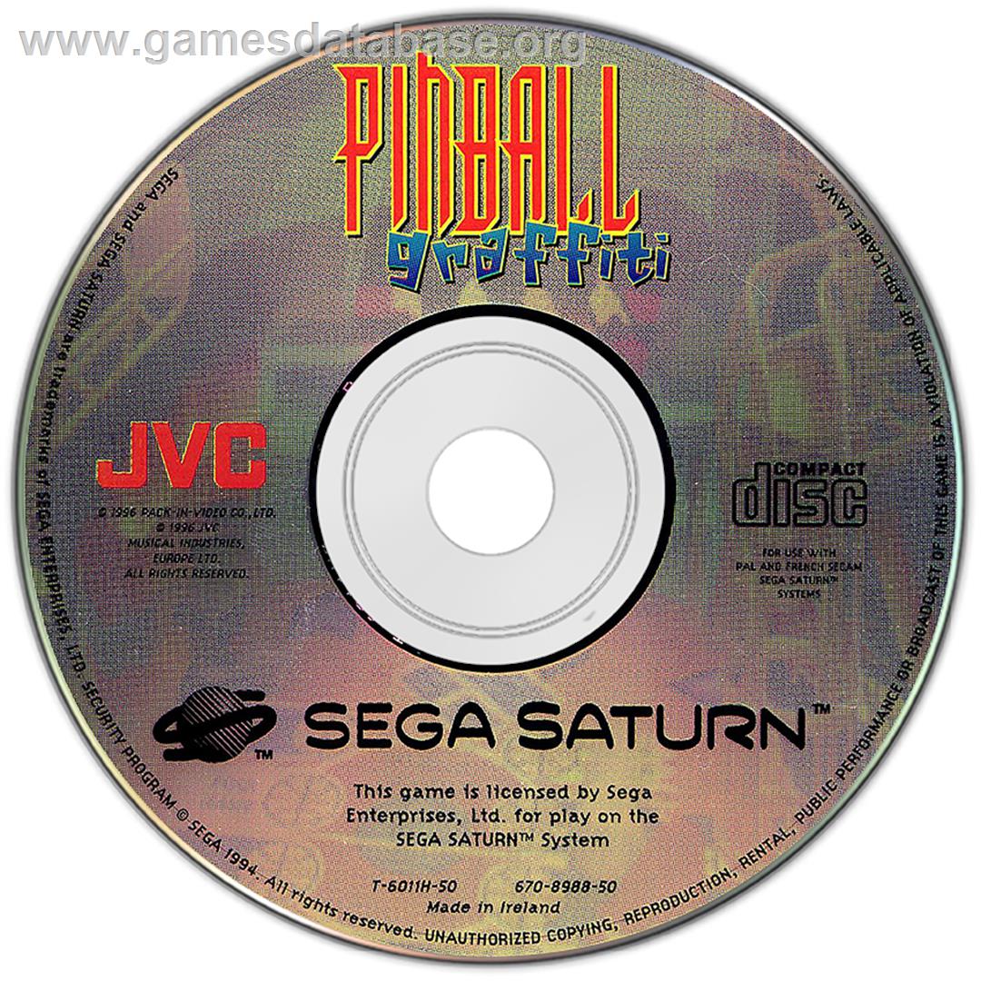 Pinball Graffiti - Sega Saturn - Artwork - Disc