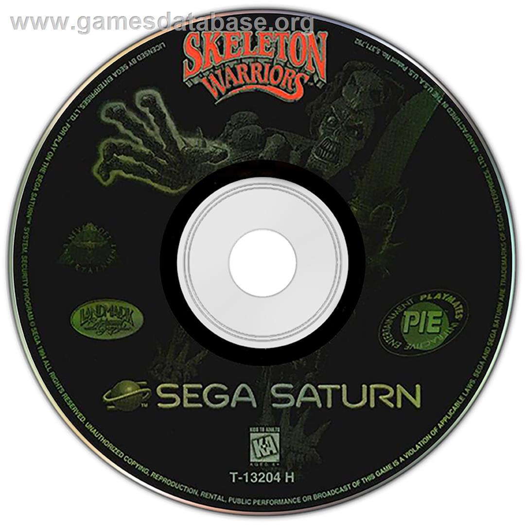 Skeleton Warriors - Sega Saturn - Artwork - Disc