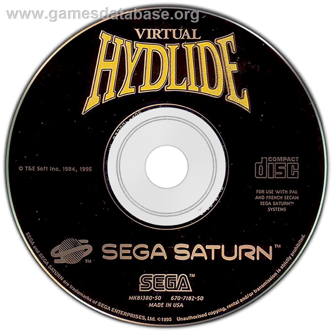 Virtual Hydlide - Sega Saturn - Artwork - Disc