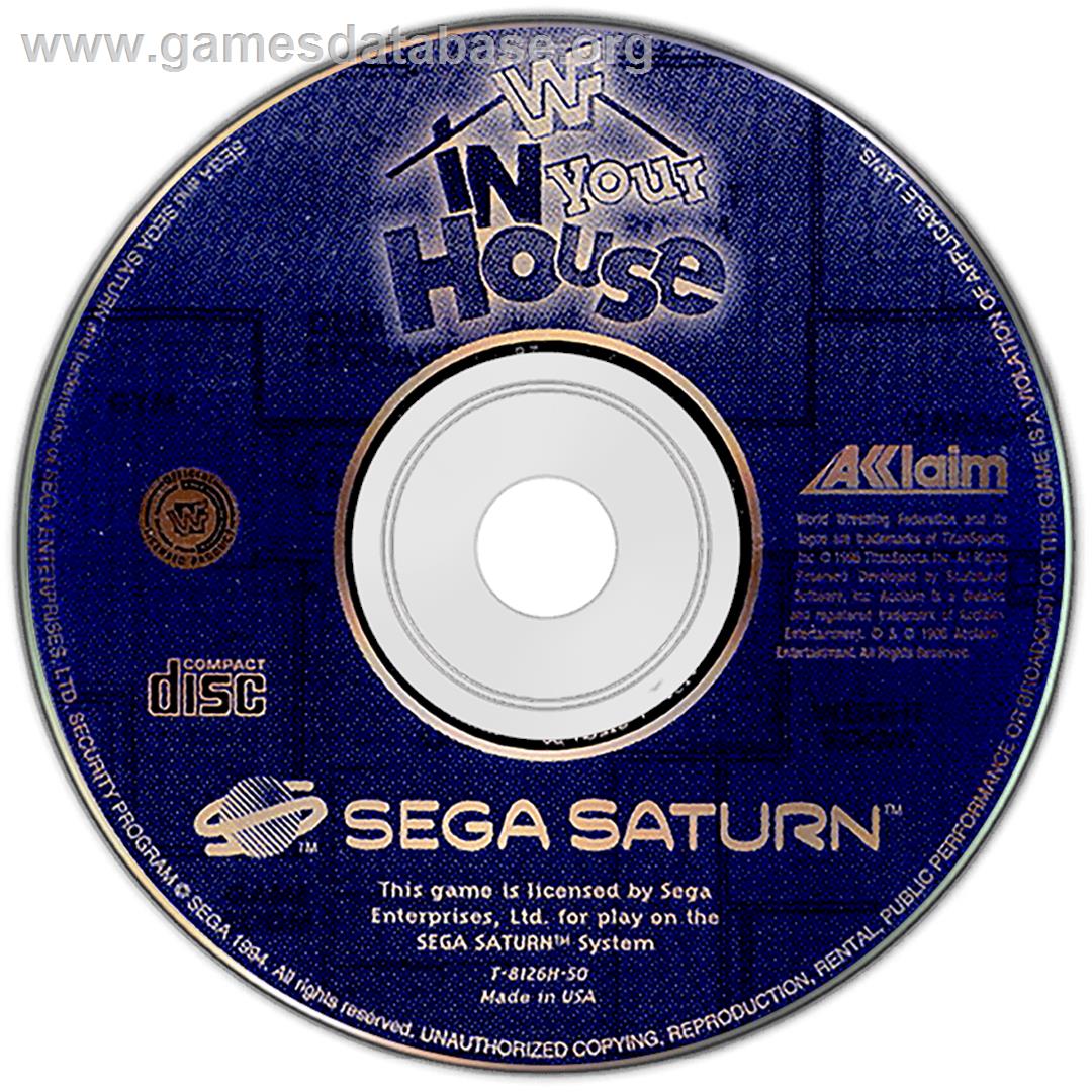 WWF in Your House - Sega Saturn - Artwork - Disc