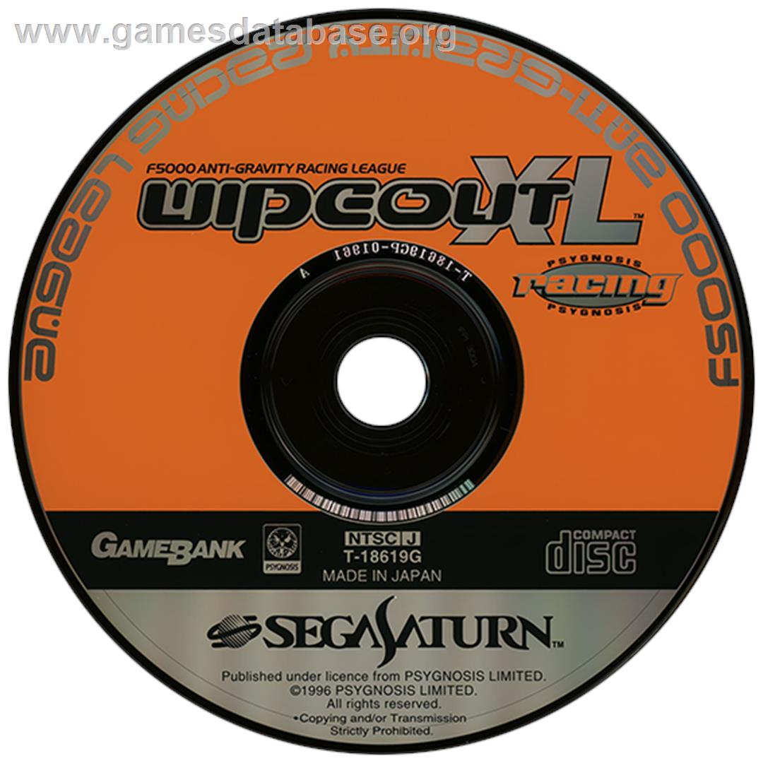 Wipeout XL - Sega Saturn - Artwork - Disc