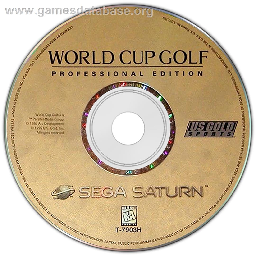 World Cup Golf: Professional Edition - Sega Saturn - Artwork - Disc