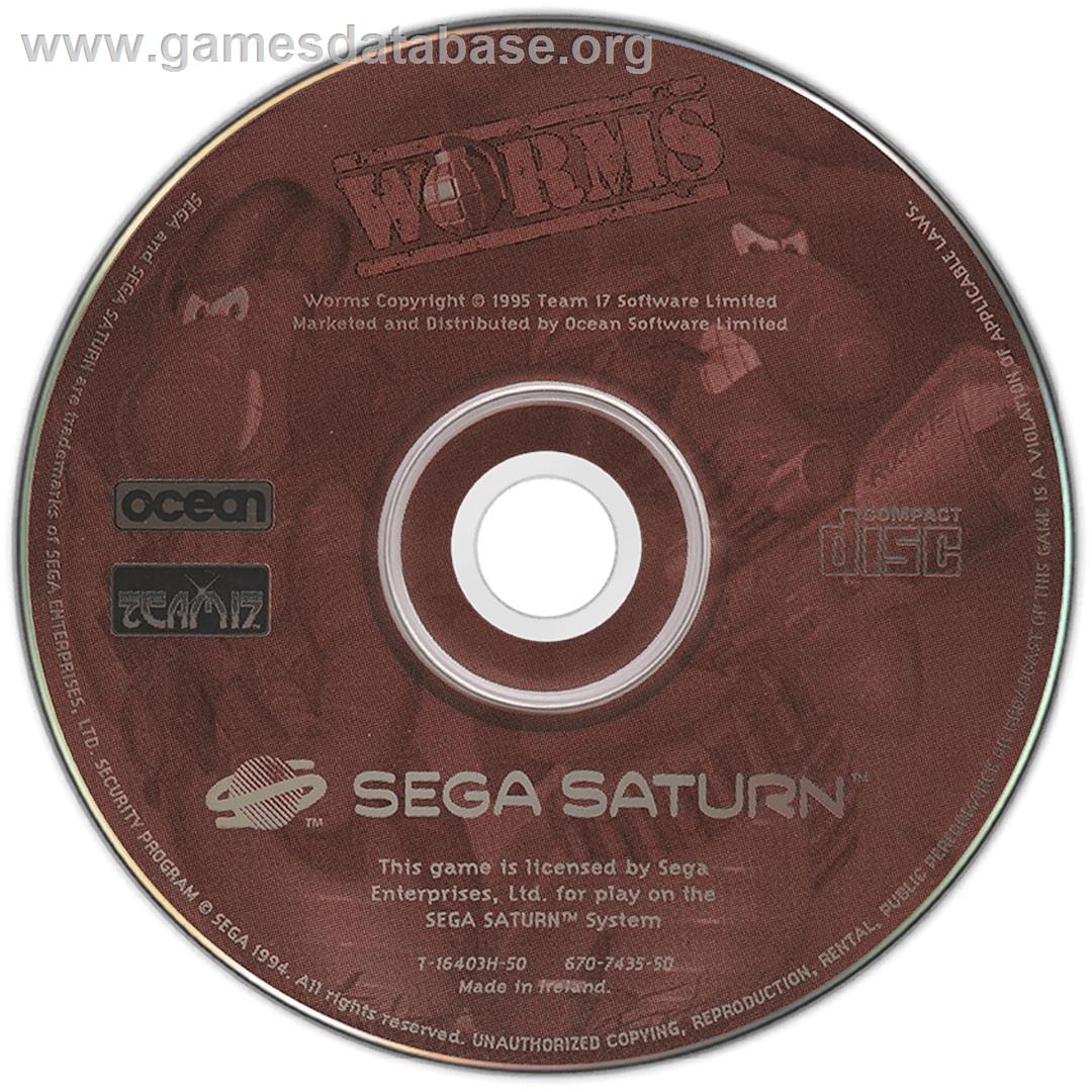 Worms - Sega Saturn - Artwork - Disc