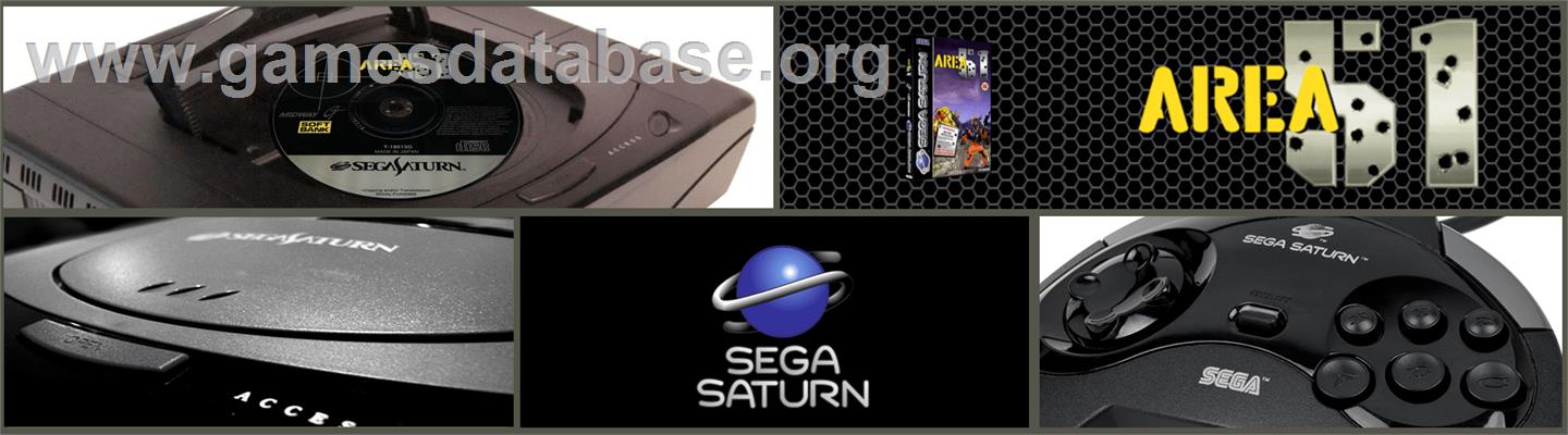 Area 51 - Sega Saturn - Artwork - Marquee