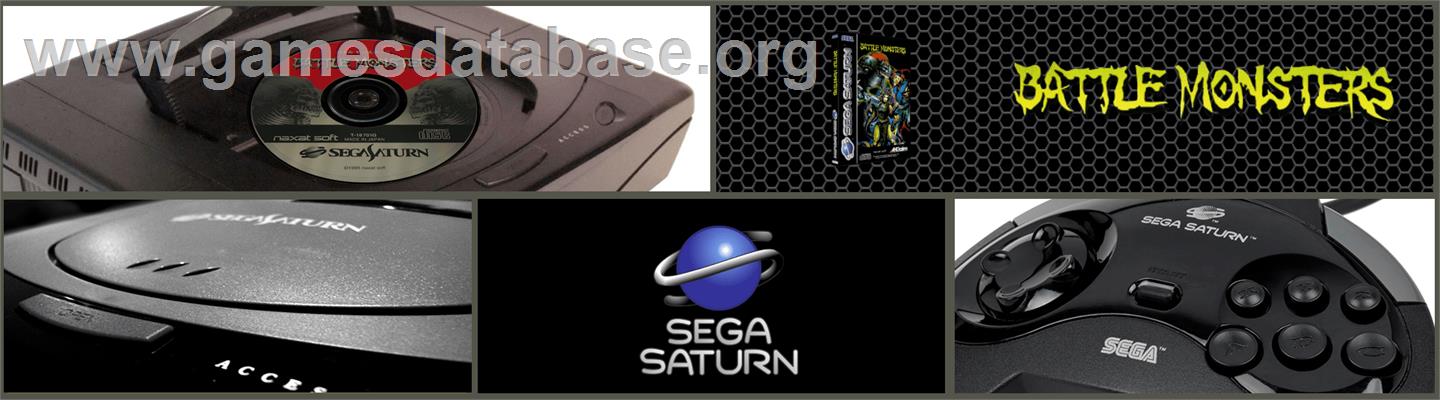 Battle Monsters - Sega Saturn - Artwork - Marquee