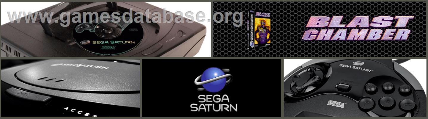 Blast Chamber - Sega Saturn - Artwork - Marquee