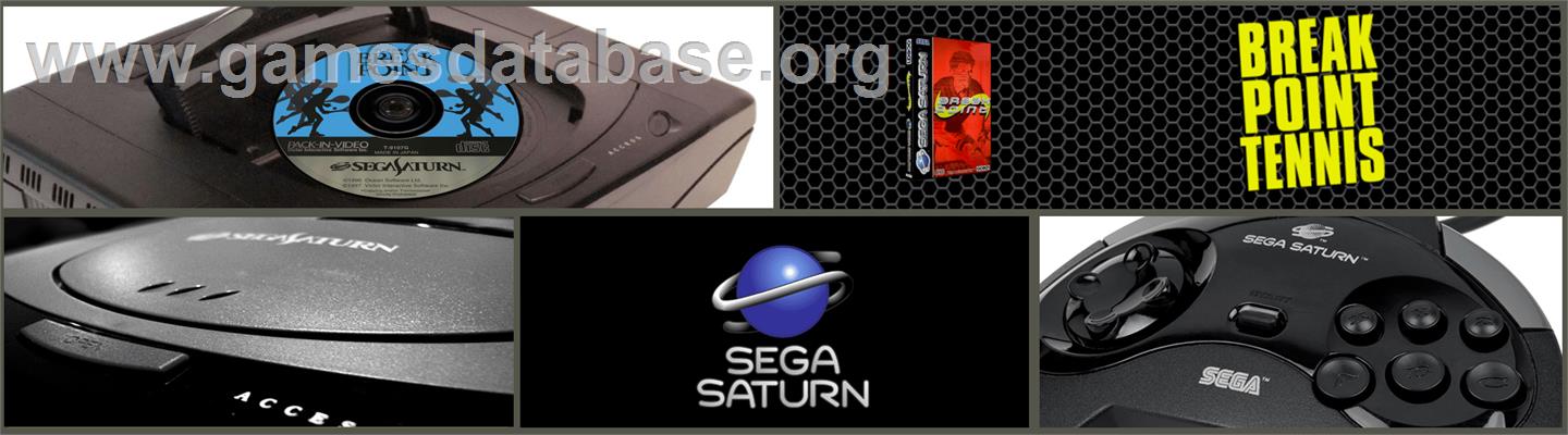 Break Point - Sega Saturn - Artwork - Marquee