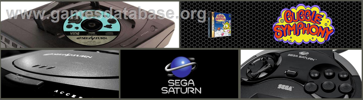 Bubble Symphony - Sega Saturn - Artwork - Marquee