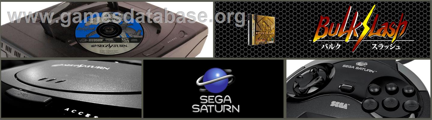 Bulk Slash - Sega Saturn - Artwork - Marquee