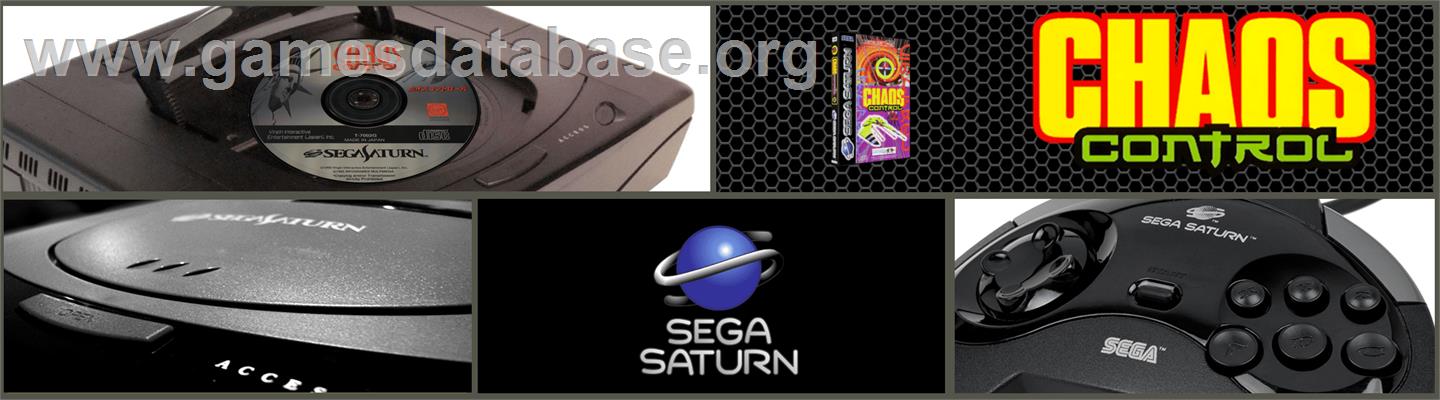 Chaos Control - Sega Saturn - Artwork - Marquee