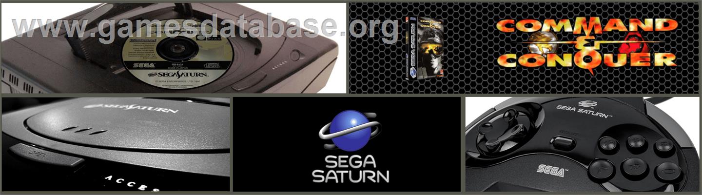 Command & Conquer - Sega Saturn - Artwork - Marquee