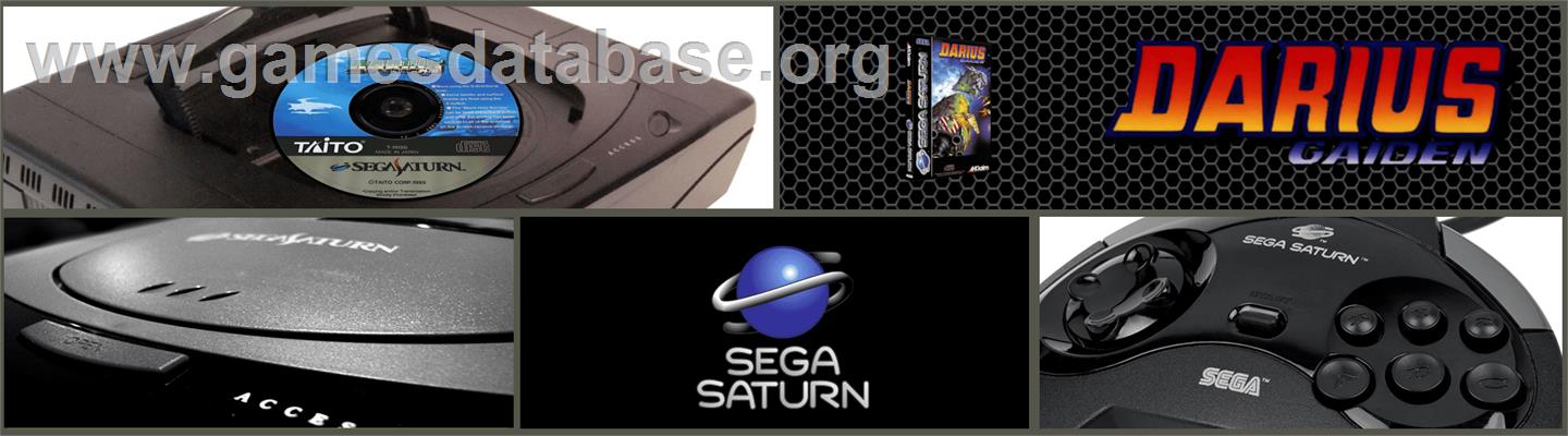 Darius Gaiden - Silver Hawk - Sega Saturn - Artwork - Marquee