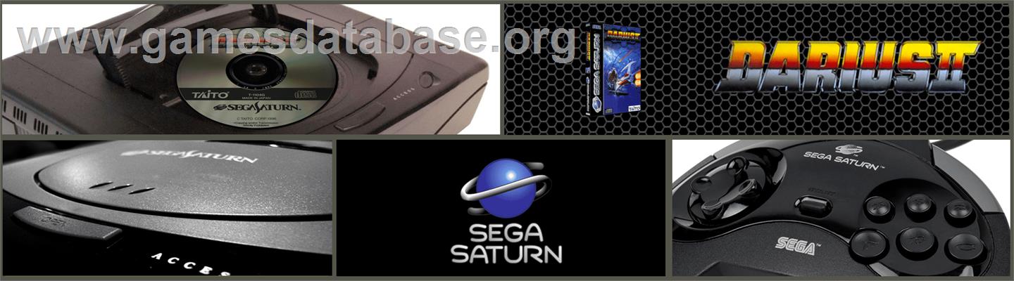 Darius II - Sega Saturn - Artwork - Marquee