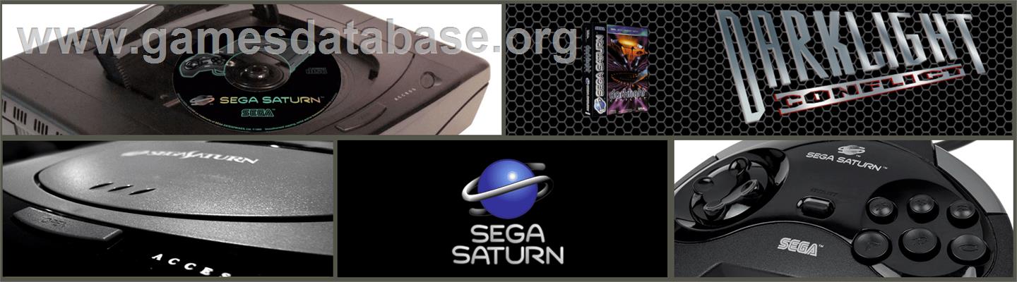 Darklight Conflict - Sega Saturn - Artwork - Marquee