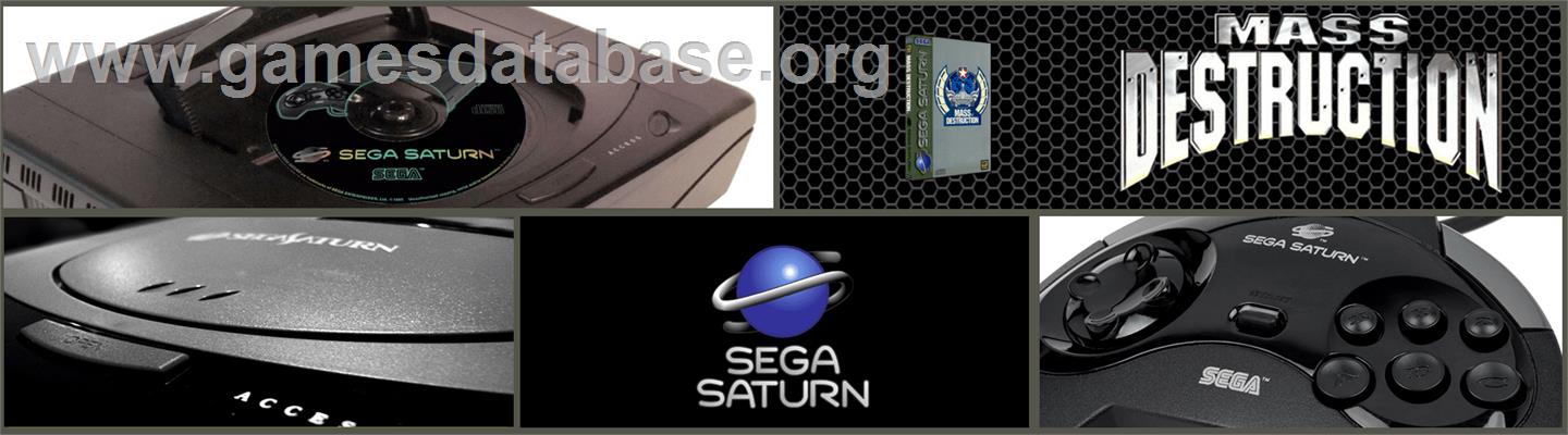Mass Destruction - Sega Saturn - Artwork - Marquee