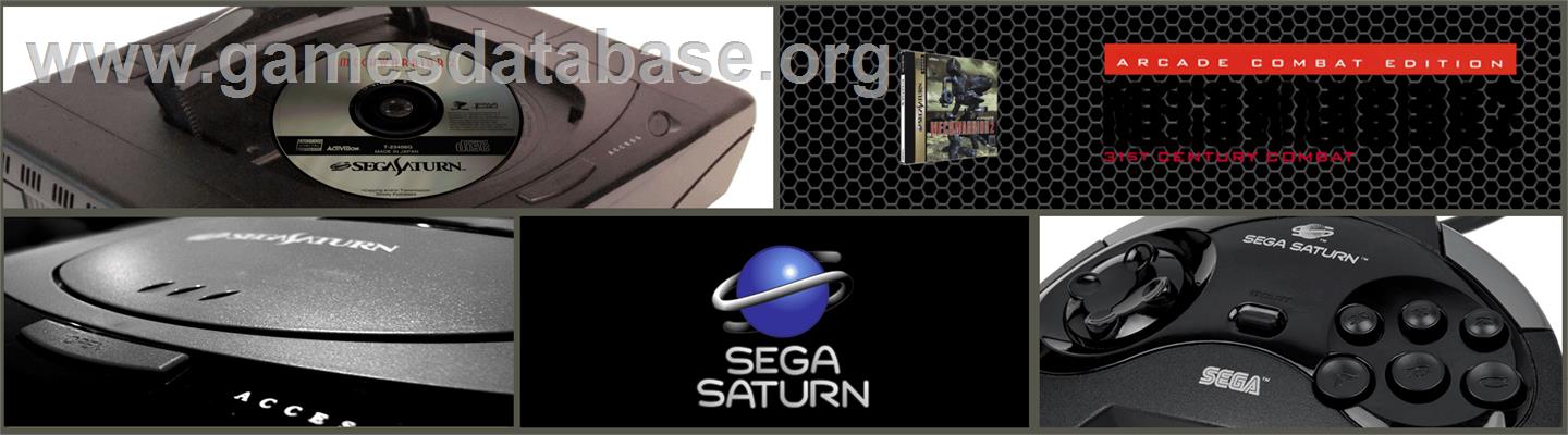 MechWarrior 2: 31st Century Combat - Sega Saturn - Artwork - Marquee