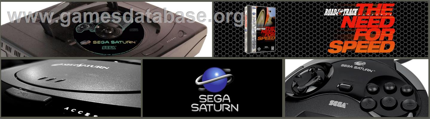 Need for Speed - Sega Saturn - Artwork - Marquee